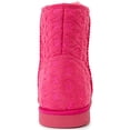 thumbnail image 3 of Juicy Couture Women's Boots Kave Slip On Winter Boots Warm Winter Booties Pink 7, 3 of 5