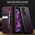 thumbnail image 6 of CaseMe Calf Leather Lining Microfibre Wallet Case for Samsung Galaxy A17 6.7-inch with RFID Blocking,Magnetic Closure,Card Slots,Cash Slot,Kickstand,Shockproof Flip Folio Protective Phone Case,Purple, 6 of 10