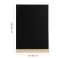 thumbnail image 2 of Soimiss 2 Sets Small Chalkboards for Menu Display Rectangular Writing Surface Erasable Minimalist Design, 2 of 6