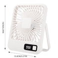 thumbnail image 2 of Tkrady Desktop Small Fan - Mini Silent Portable Office Portable Foldable Handheld USB Rechargeable Fan, 2 of 4