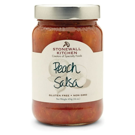 Stonewall Kitchen Peach Salsa, 16 Ounce Jar