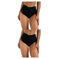 thumbnail image 4 of Jumpingount Calzoncillos de baño de diseño Simple para mujer, bañador para fiesta en la piscina, traje de baño para surf y esnórquel, ropa Negro L 2piezas, 4 of 6