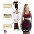 thumbnail image 3 of Rago 1294 | Open Bottom Girdle Extra Firm Shaping | Sizes M–8X | Zipper + Hook Closure | Classic Vintage Control | USA MADE, 3 of 5
