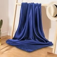 thumbnail image 3 of Square Scarf Simple Wrap 35inchx35inch Solid Color Headscarf for Girls Gift Navy Blue, 3 of 8