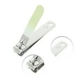 thumbnail image 3 of Unique Bargains 1 Pc Gradient Small Flat Nail Clippers Toenail Clippers Green, 3 of 7
