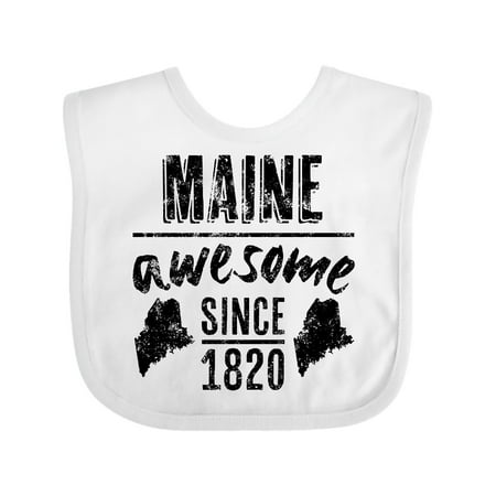 

Inktastic Maine Awesome Since 1820 Gift Baby Boy or Baby Girl Bib