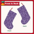 thumbnail image 2 of Sikiie Lavender Flowers Christmas Stockings,18 Inches Christmas Stockings Xmas Hanging Stockings for Family Christmas Decorations & Gifts, 2 of 7
