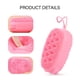 thumbnail image 3 of Esponjas corporales exfoliantes de silicona, cepillo corporal para baño o ducha de doble cara, esponja de silicona/esponja integrada, 4 Uds., 3 of 5