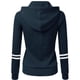 thumbnail image 3 of ICHUANYI Clearance Women's Fashion Solid Loose Long Sleeve Tops Casual Sweatshirt(Navy, L) ICHUANYI WER2023081006124, 3 of 3