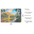thumbnail image 2 of Lazy Days - Kapiolani Park - Oahu Hawaii - Vintage Hawaiian Travel Poster by Kerne Erickson - 8 x 12 inch Vintage Wood Art Sign, 2 of 4