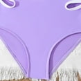 thumbnail image 4 of mgoYE Girl Swimsuits 12-14 Girls Ruffles One Piece Swimsuits Summer Beach Sport Swimwear Toddler Kids Bathing Suit(Purple,13-14 Years), 4 of 8