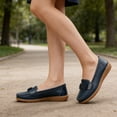 thumbnail image 3 of CHICVOMEY Dressy Shoes for Women Loafers Penny Loafers for Women with Arch Support Slip On Flats for Walking & Work, 3 of 8