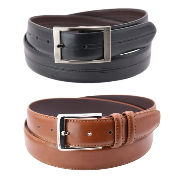 Beverly Hills Polo Club  Reversible and Solid Belt (Pack of 2) (Men's Big &