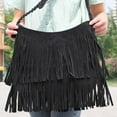 thumbnail image 3 of Senikei Fringe Crossbody Shoulder Bag Tassel Messenger Bag Fashionable Western Fringe Purse, 3 of 7