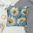 thumbnail image 2 of Shiartex Daisies Modern Rustic Decorative Throw Pillow Cover with Zipper Home Decor Printed on Both Sides - Pack of 1 - Suitable for All Seasons 12x12in, 2 of 5