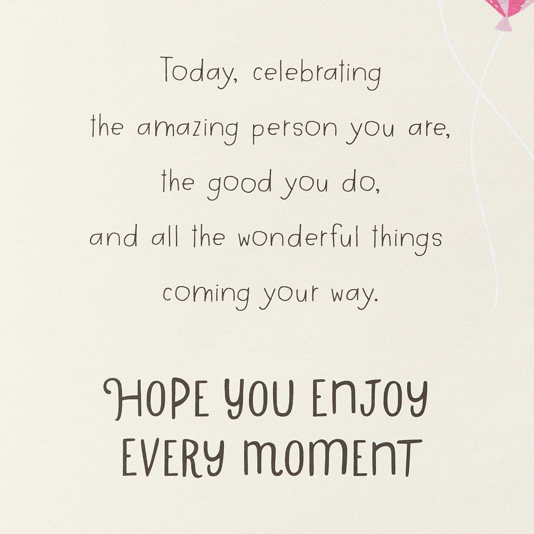 American Greetings Birthday Card for Anyone (Wonderful Things)