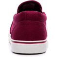 thumbnail image 3 of Women Canvas Slip-On Sneakers Soft Walking Shoes Rubber Sole Flat Loafers, 3 of 6
