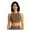 Khaki, variant on Xfvqtps Women Workout Bra Tank Top Sleeveless Rib Push up Sports Bra Built-in Bra Crop Top Green