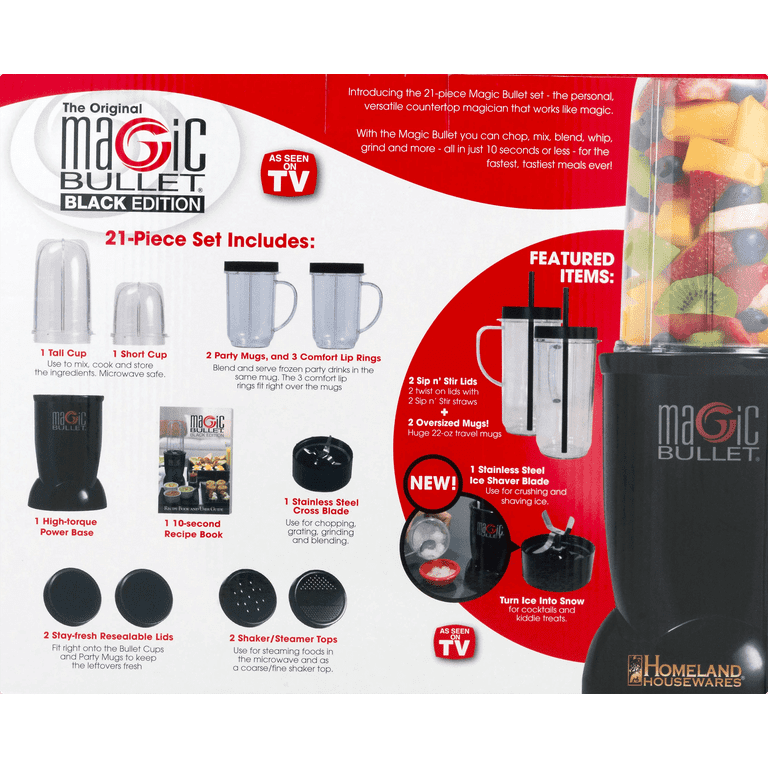 Buy Magic Bullet Personal Blender 3-Piece Set Black from Japan - Buy  authentic Plus exclusive items from Japan
