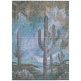 thumbnail image 2 of Addison Rugs Chantille Indoor/Outdoor Transitional Botanical Brown Machine Washable Rectangle Rug, 10' x 14', 2 of 8