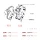 thumbnail image 5 of Anillo abierto para hombre y mujer, regalo para amantes, anillo de boda, anillo abierto de circonita artificial para pareja cuadrada, 5 of 5