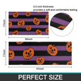 thumbnail image 7 of Halloween Purple and Black Striped Pumpkins Kitchen Rugs Sets Of 2,Anti Fatigue Kitchen Mat Rugs Non Slip Washable,Decorative Kitchen Floor Mats for Kitchen,Sink,Laundry,17"x30"+17"x47", 7 of 7