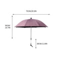 thumbnail image 3 of MingRuiDian Baby Umbrella Stroller Parasol with Clamp Adjustable, UV Protection Clip on Umbrella Stroller for Toddlers, Stroller Sun Shade Umbrella for Trolley, Beach Chair, 3 of 5