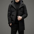 thumbnail image 2 of Chaqueta de plumón para hombre, ropa de diseñador de lujo rellena de plumón de pato, chaqueta de invierno 2024, ropa larga, gruesa y resistente al frío, informal, 2 of 4