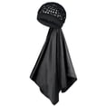 thumbnail image 2 of Satin Sleep Cap Wrap With Net Scarf Combo Protective Cover For Hair Black (Black, 17*4*15cm), 2 of 2