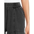 thumbnail image 4 of Time And Tru Women's Washed Finish Pull-On Shorts, 4 of 5
