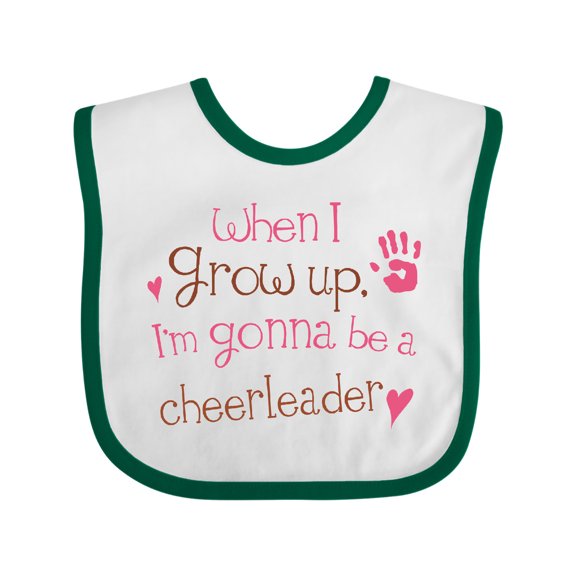 Inktastic Future Cheerleader Girls Cute Girls Baby Bib