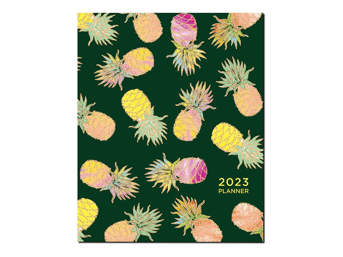 TF Publishing - Planner - 2023 - month to view - medium - 6.5 in x 7.99 in - pick a pineapple