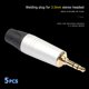 thumbnail image 1 of Conector de soldadura de 3,5mm chapado en oro de 3 polos, 5 uds., conector de auriculares para reparación Ndcxsfigh Para estrenar, 1 of 8