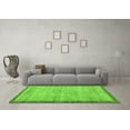 thumbnail image 3 of Ahgly Company Indoor Round Abstract Green Modern Area Rugs, 8' Round, 3 of 4