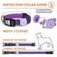 thumbnail image 5 of Collar para Perro ILFINDYOU Grande Impermeable Reflectante Morado, 5 of 7
