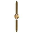 thumbnail image 2 of Gild Design House Ensley Brass Two Light Metal Wall Sconce, 2 of 16