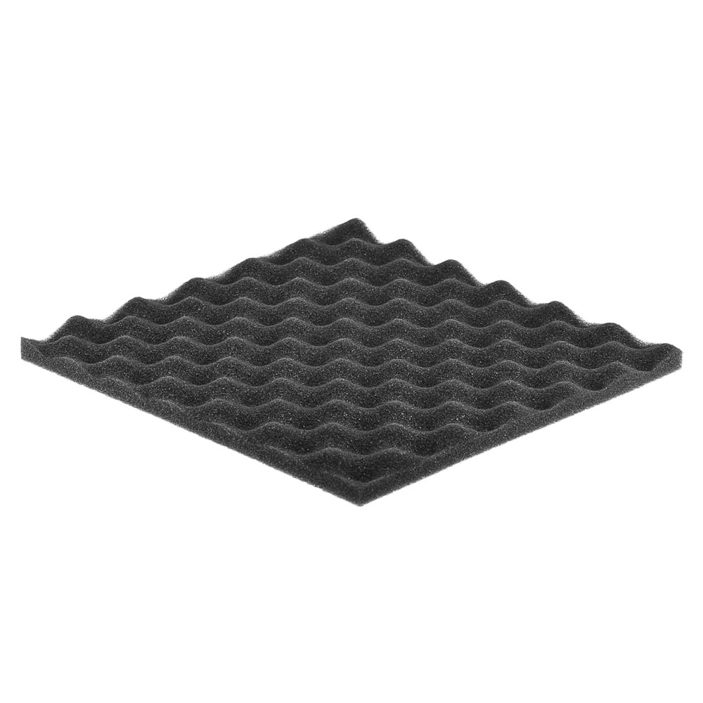 Dcenta Studio Acoustic Foams Panels Sound Insulation Foam 30 * 30cm/ 12 * 12in, Pack of 36pcs, Dark Gray