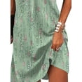 thumbnail image 3 of Gvmfive Womens Summer Dress Boho Floral Print V-Neck Sleeveless Tank Dress, 3 of 5