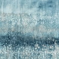thumbnail image 2 of Nai, Danhui 20x20 White Modern Wood Framed Museum Art Print Titled - Rain Abstract IV Blue Silver, 2 of 4
