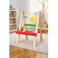thumbnail image 3 of Wood Designs Double Acrylic Easel Flip Chart with 8 Paint Cups, 3 of 6