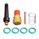 thumbnail image 1 of 8 Unids/Set TIG de Antorcha de Soldadura de Stubby de Gas Collet Cuerpo Kit de Lente para TIG WP -9 20 25 de Soldadura TIG Antorcha Gloria Lente de gas del soplete de soldadura, 1 of 6