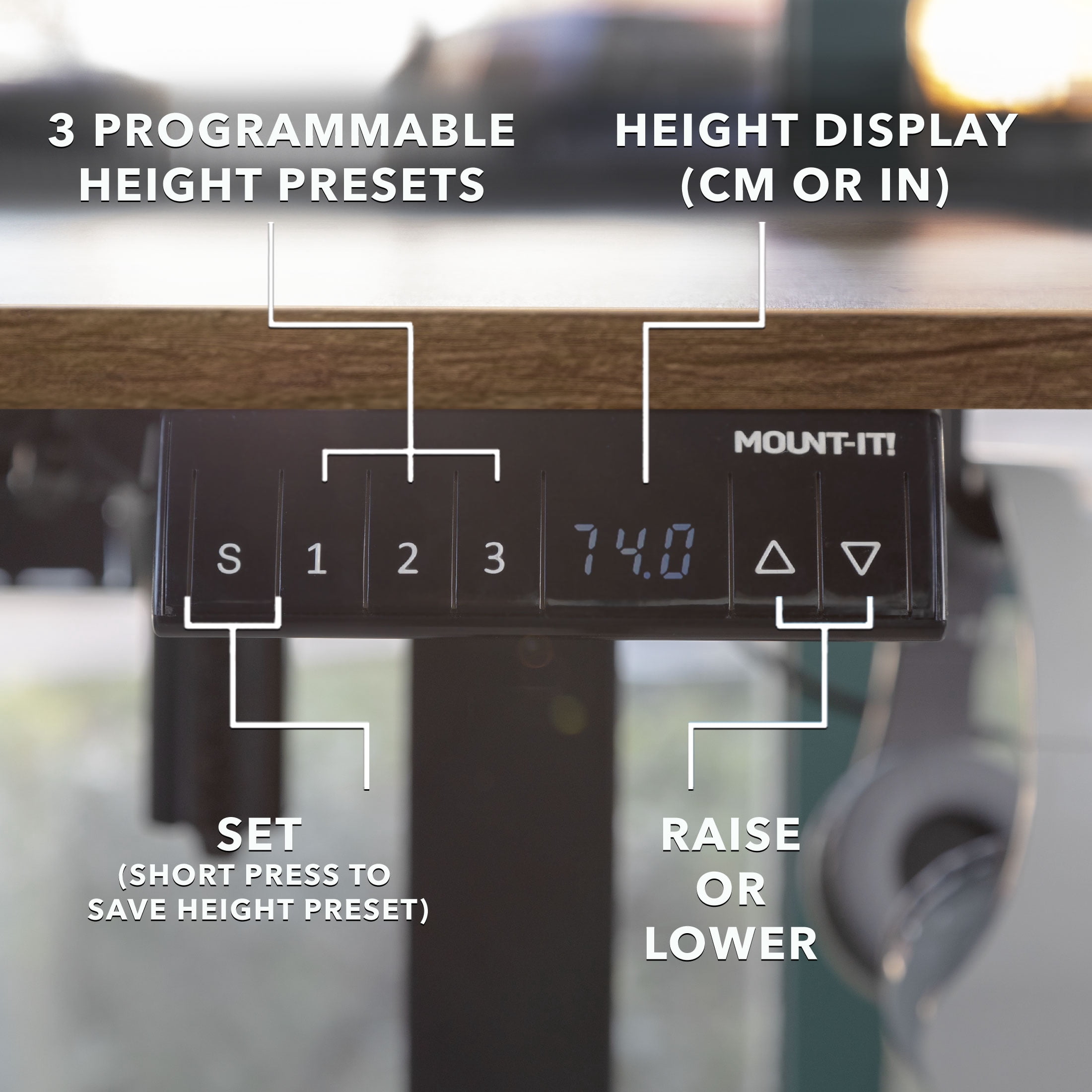 XL Electric Height Adjustable Corner Standing Desk