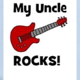 thumbnail image 2 of CafePress - My Uncle Rocks! (Guitar) Infant Bodysuit - Baby Light Bodysuit, Size Newborn - 24 Months, 2 of 4