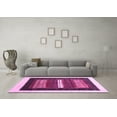 thumbnail image 3 of Ahgly Company Indoor Rectangle Abstract Pink Contemporary Area Rugs, 3' x 5', 3 of 4