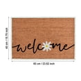 thumbnail image 3 of YWIYIUD 1PC Spring Welcome Front Door Mat, 16x24inch Indoor Outdoor Welcome Design Mats for Entryway, Porch, Durable Coconut Fiber Mat, Home Decorations, 3 of 3