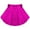 Hot Pink, variant on renvena Kids Girls Metallic Irregular High-Low Flared Skater Skirt Athletic Scooter Dance Skirts