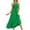 Green, variant on Giftesty Womens Dresses Clearance Women's Fashion Casual Solid Color Sleeveless Round-Neck Ankle Dress