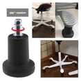 thumbnail image 5 of Campanas para silla de oficina - Pack de 5 puntas de repuesto para ruedas de silla 10/22 mm - Pata de asiento fija y silenciosa para suelo duro, 5 of 5