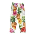 thumbnail image 5 of Bingfone Pajamas For Women,Hawaiian Pineappl Pajama Pants With Pockets-X-Large, 5 of 9
