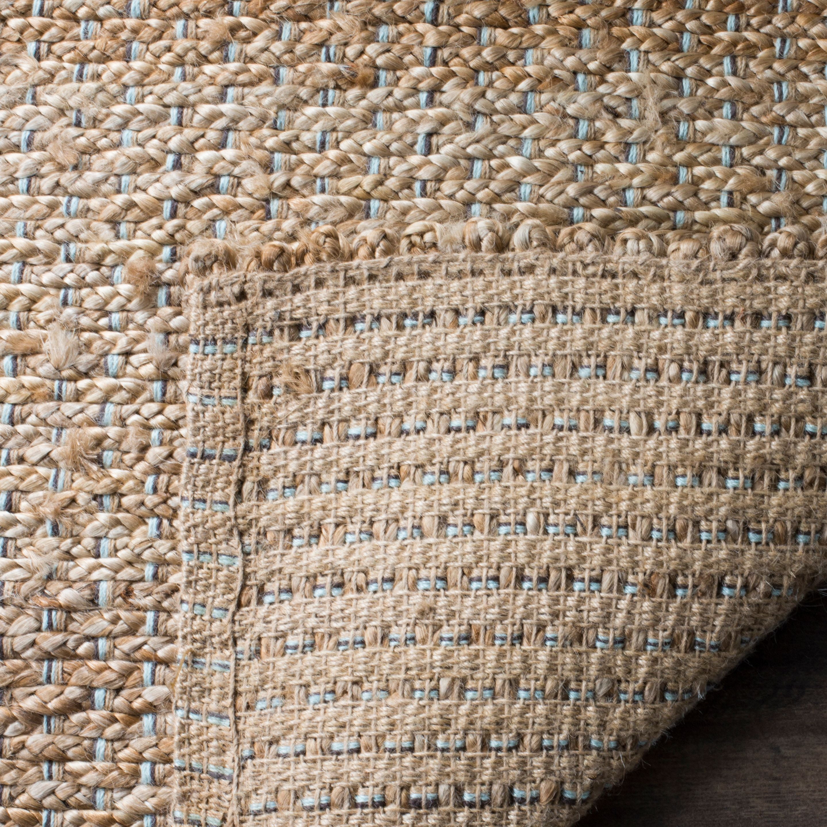 SAFAVIEH Natural Fiber Garrett Braided Jute Runner Rug, Natural, 2'6" x 12'
